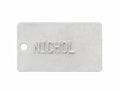 Embossed Galv Tag – 1 Line