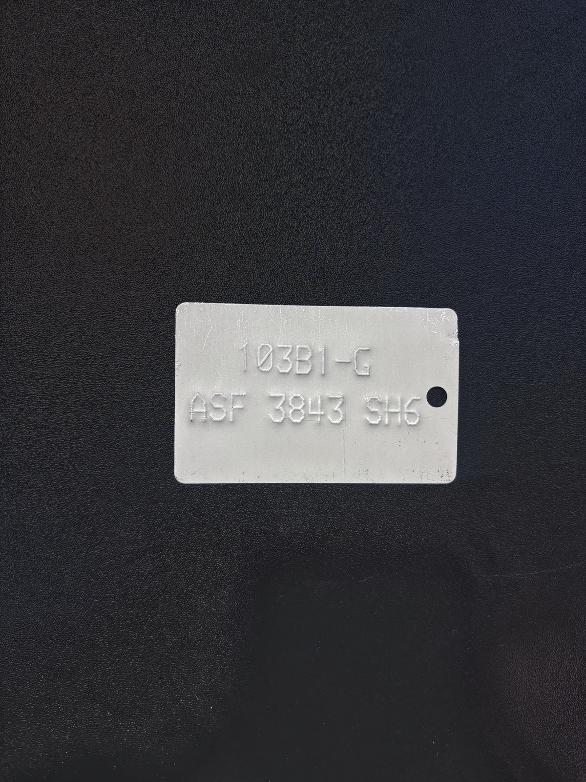Embossed Galv Tag – 2 Line